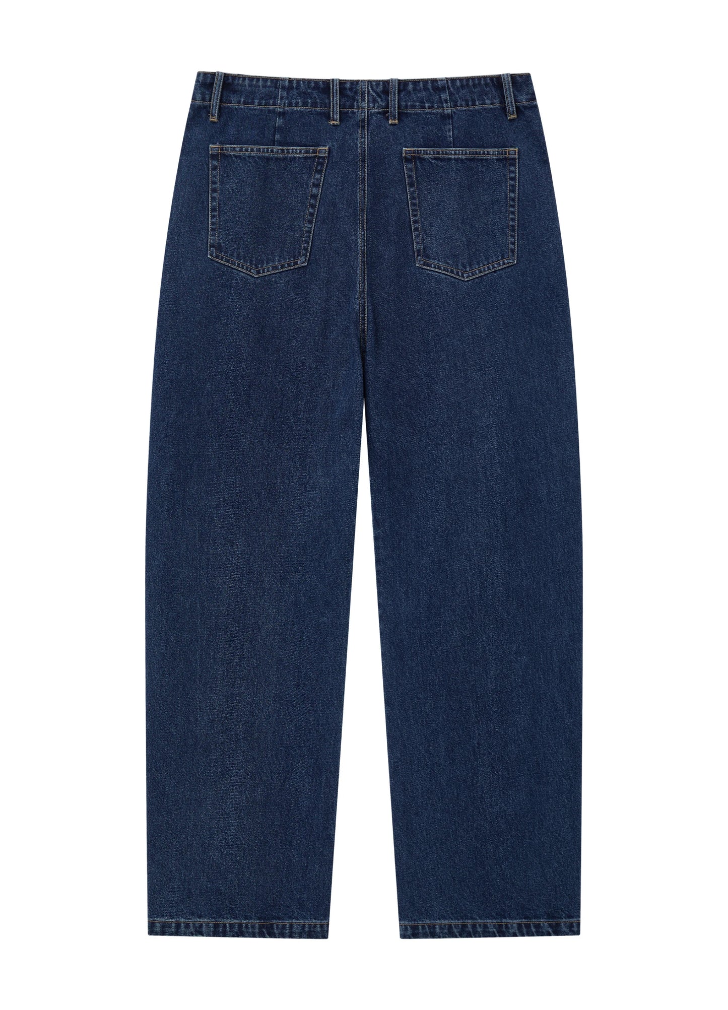 Washed Blue Wide Denims