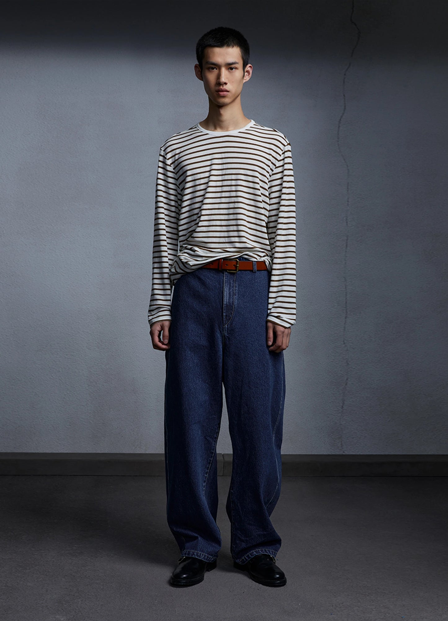 Washed Blue Wide Denims