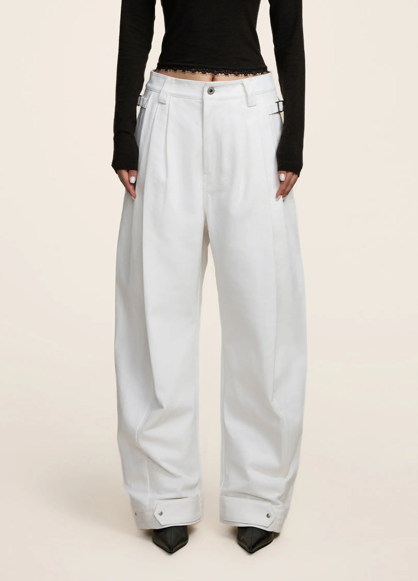Wide Balloon Pleats