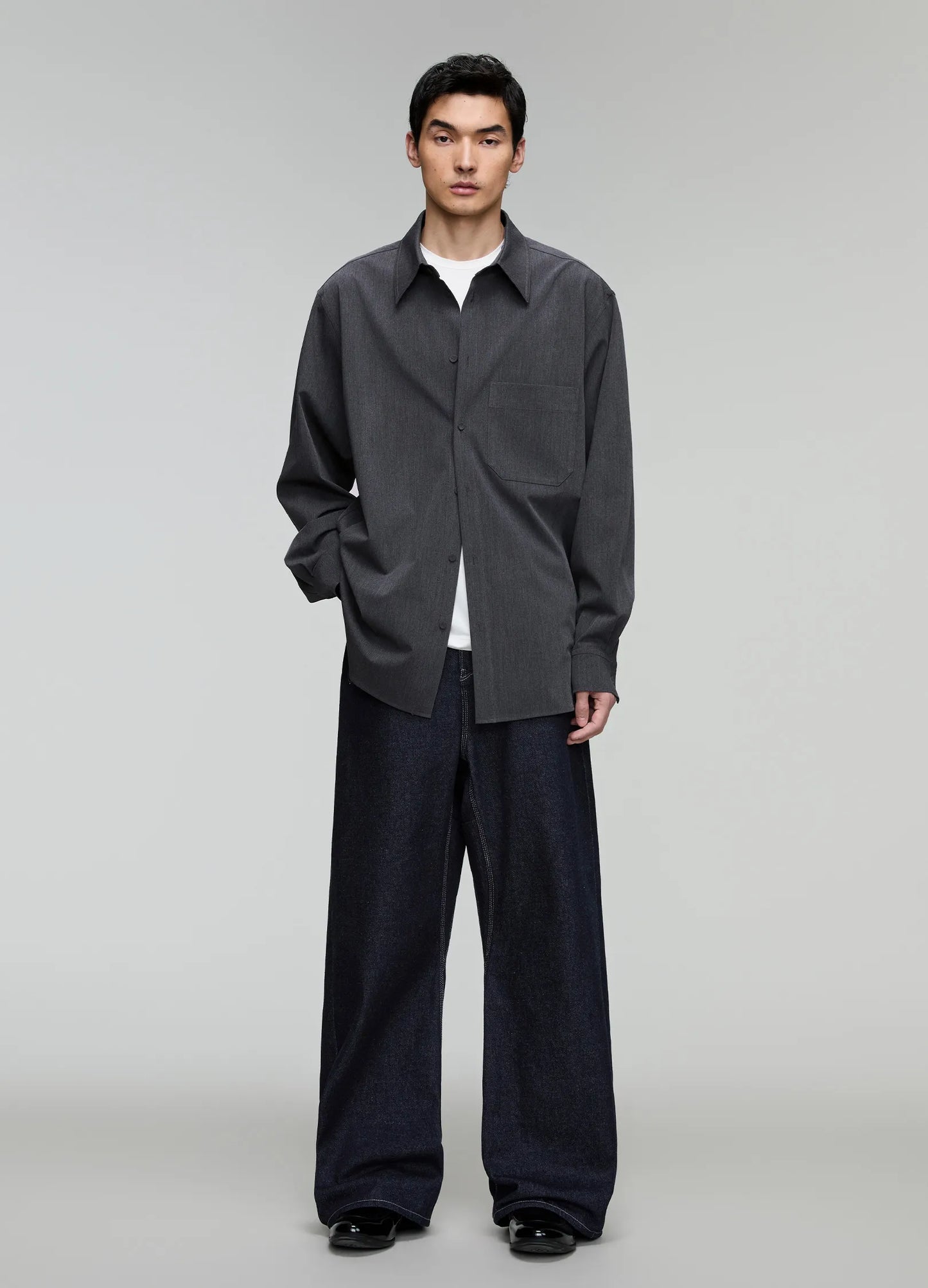 Wide Placket Shirt