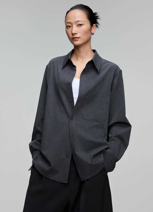 Wide Placket Shirt