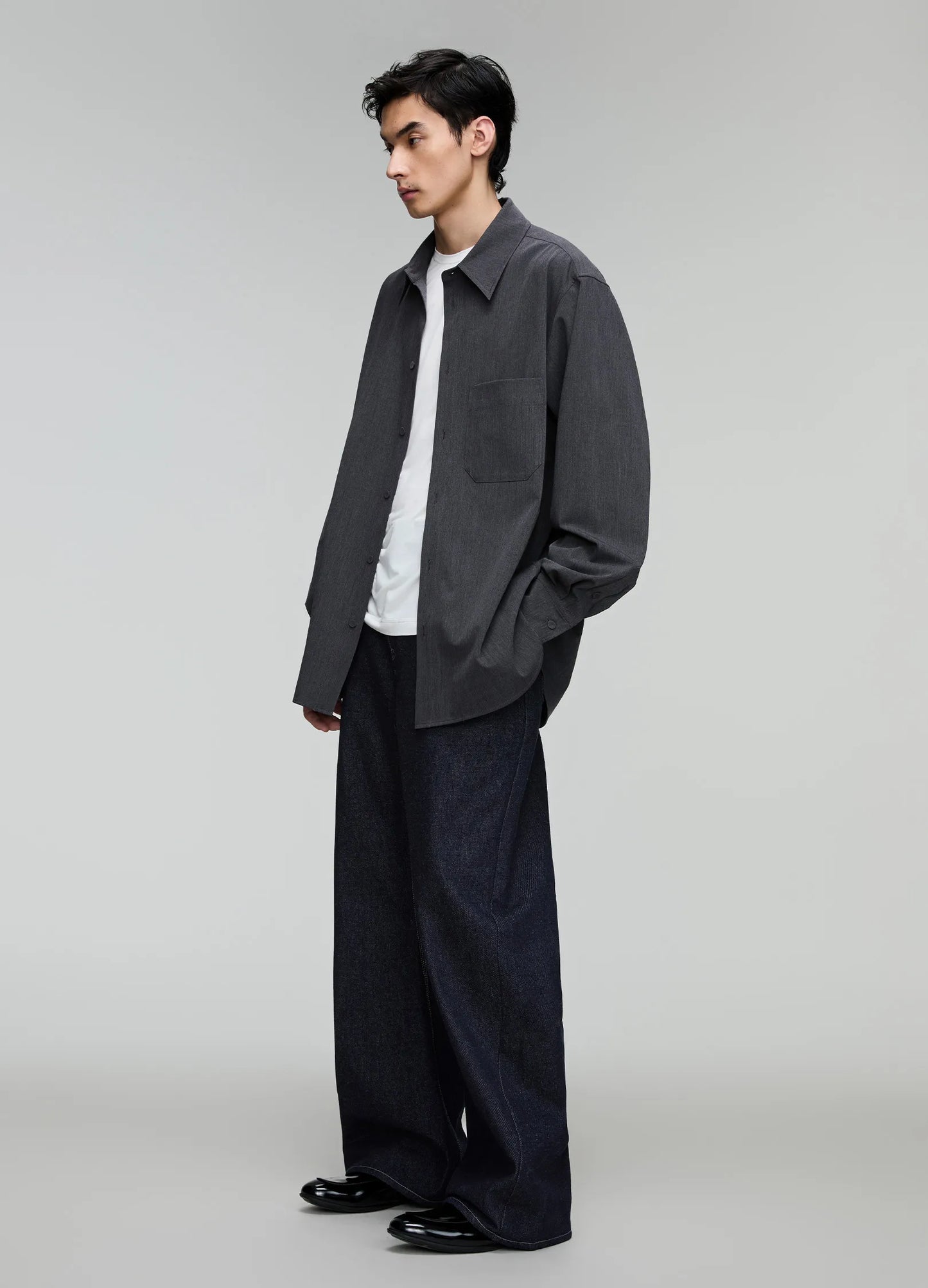 Wide Placket Shirt