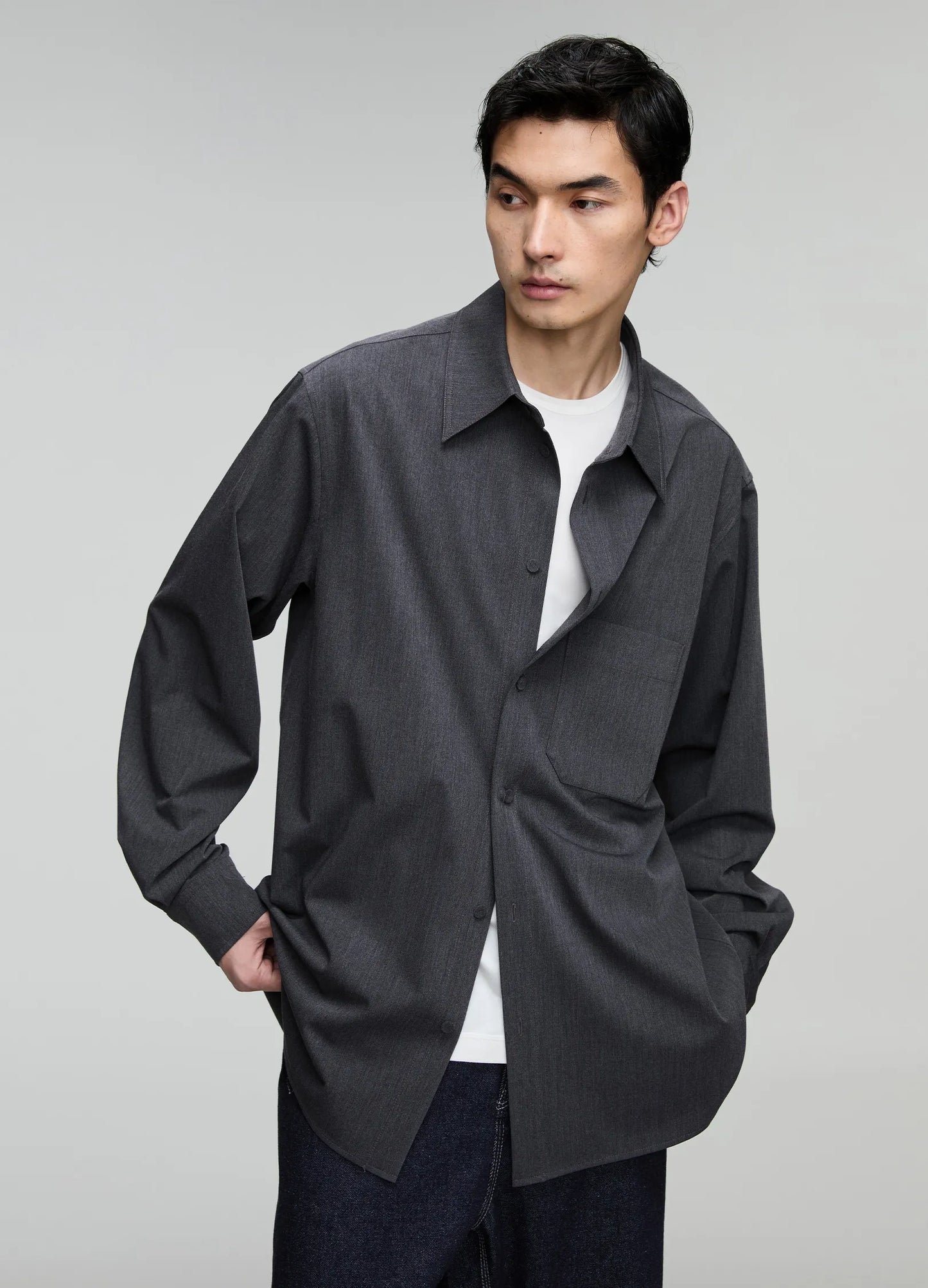 Wide Placket Shirt