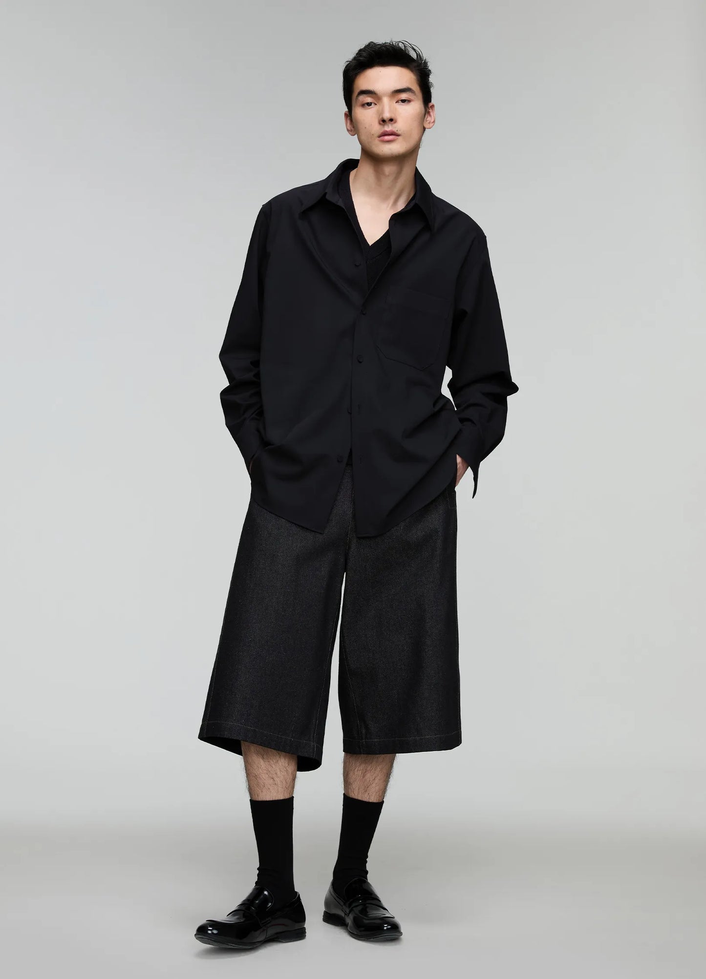 Wide Placket Shirt