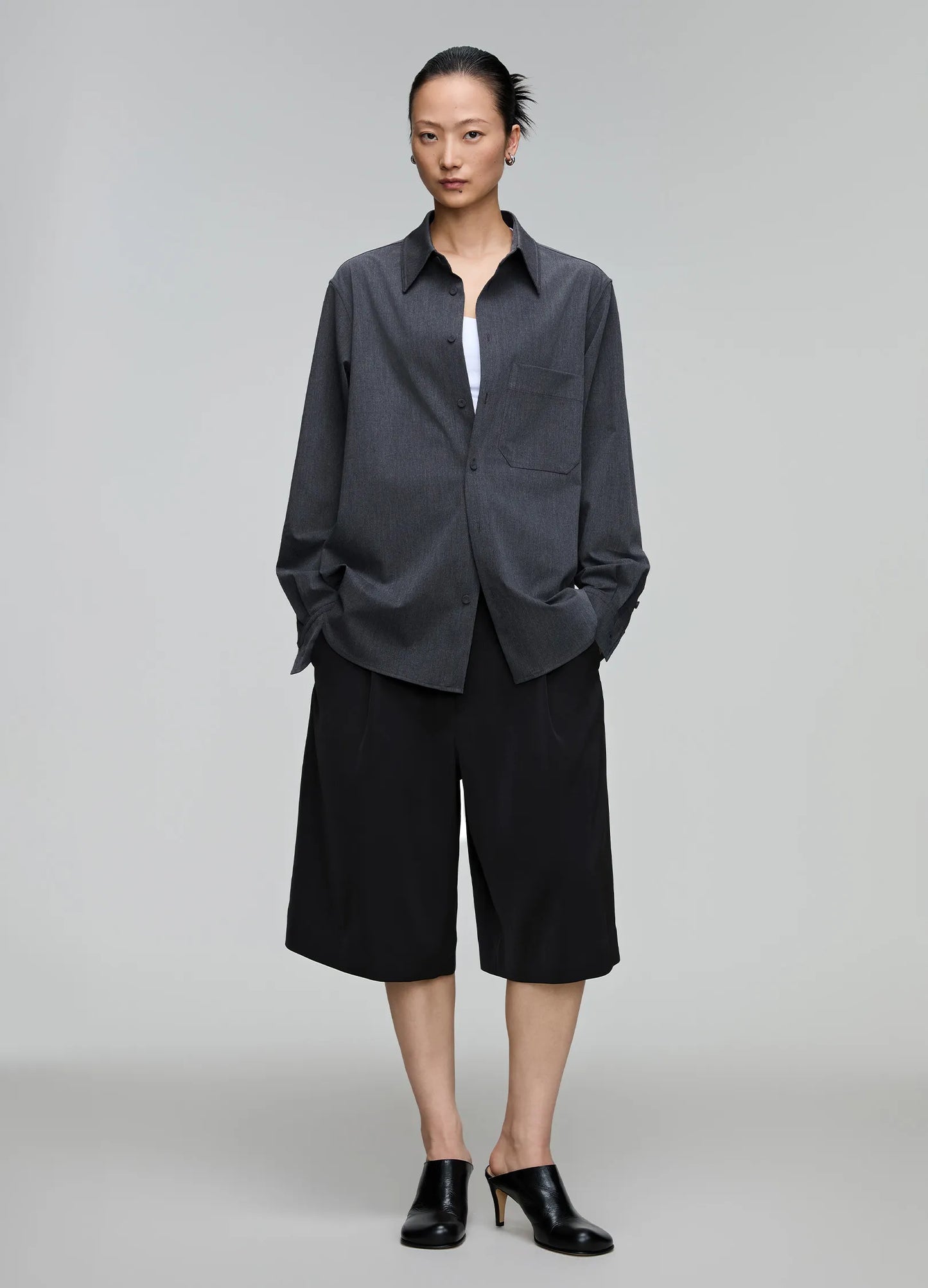 Wide Placket Shirt