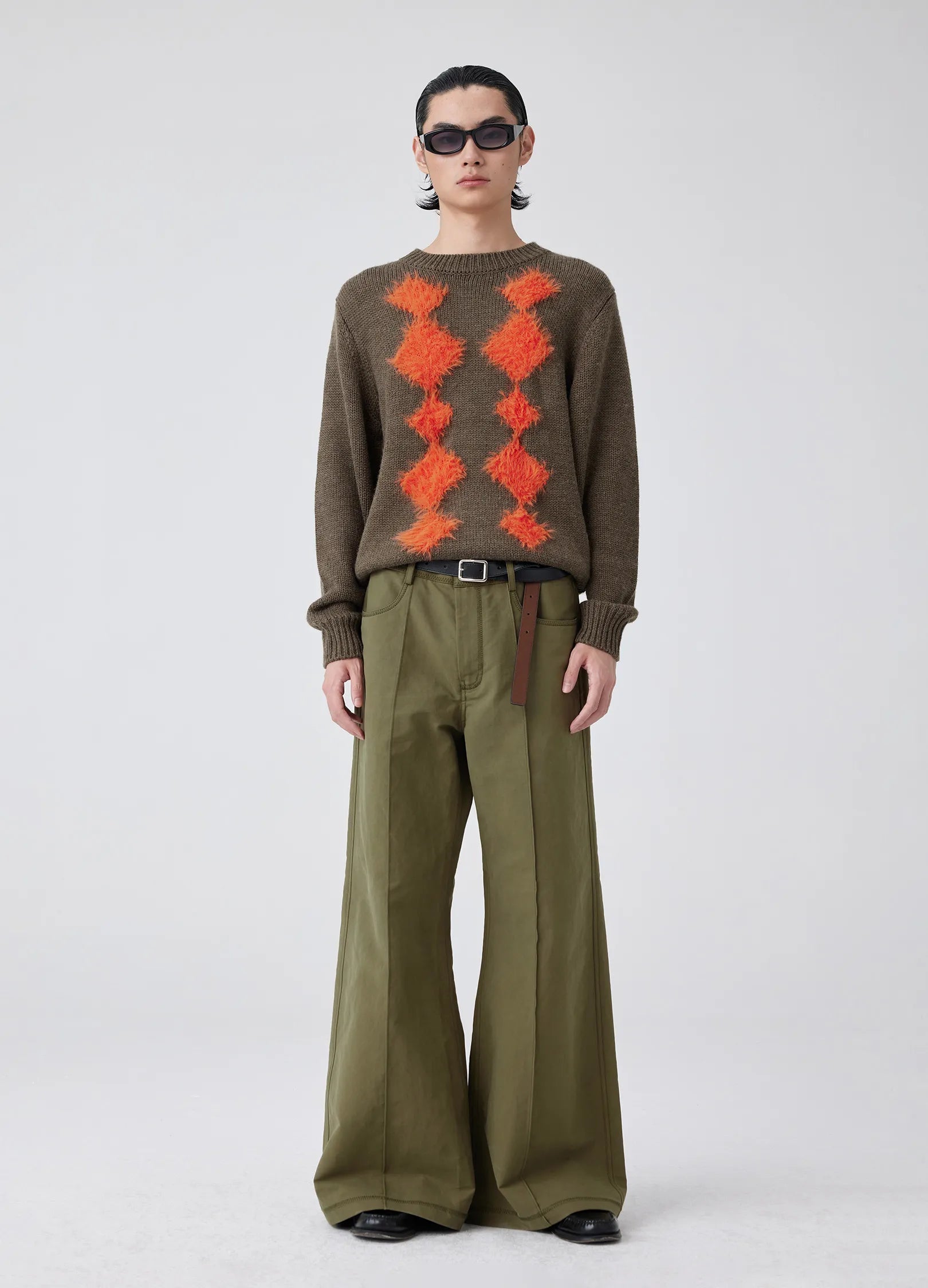 Wide Seam Cotton Trousers – VERSEAS Wide Seam Cotton Trousers – VERSEAS