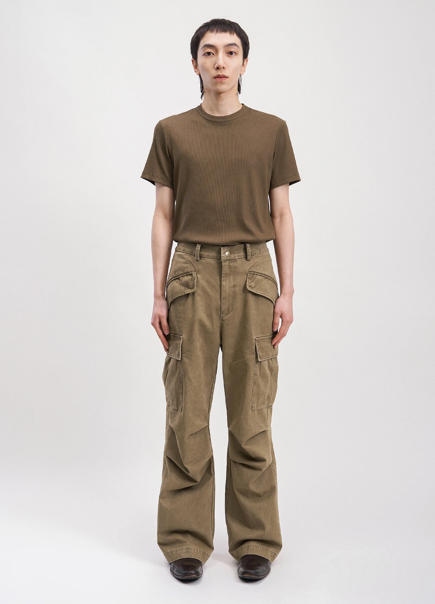 Wide Cargo Trousers