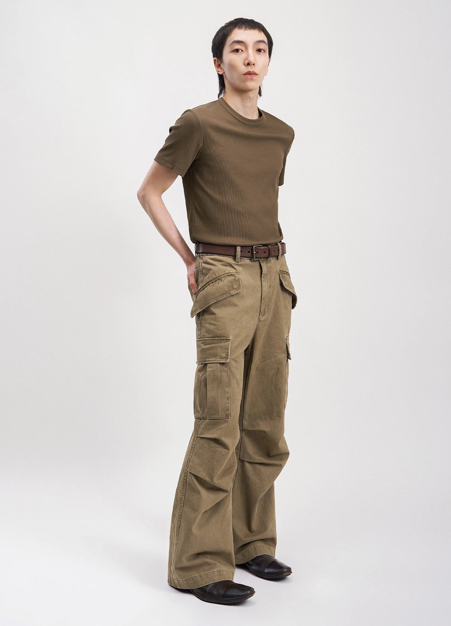 Wide Cargo Trousers