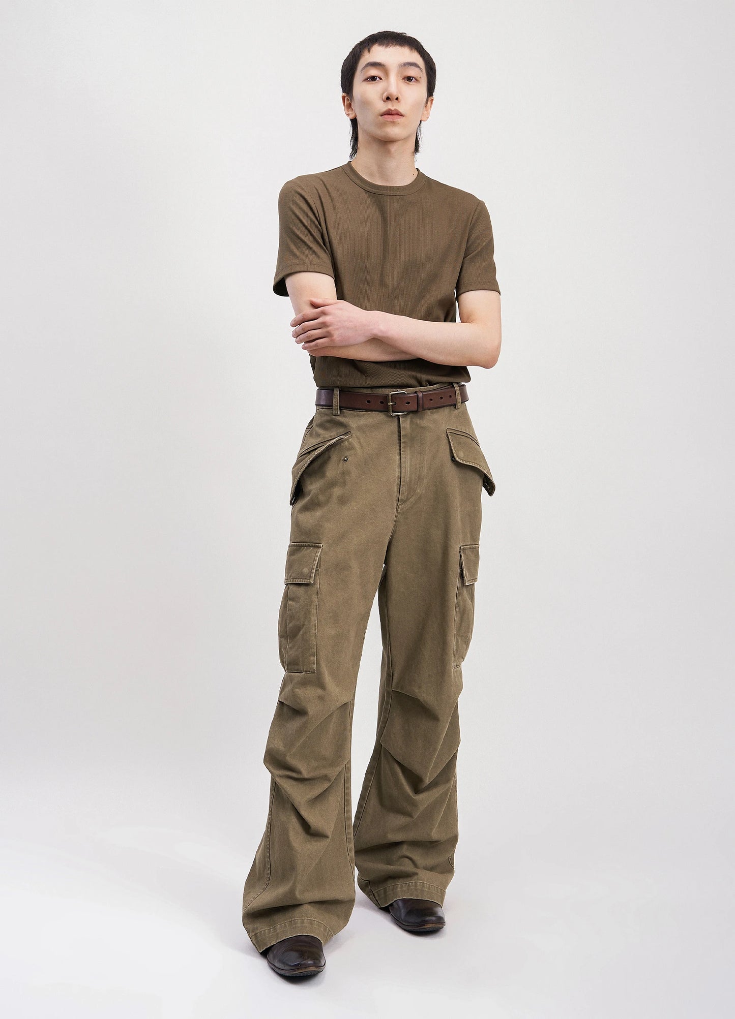 Wide Cargo Trousers