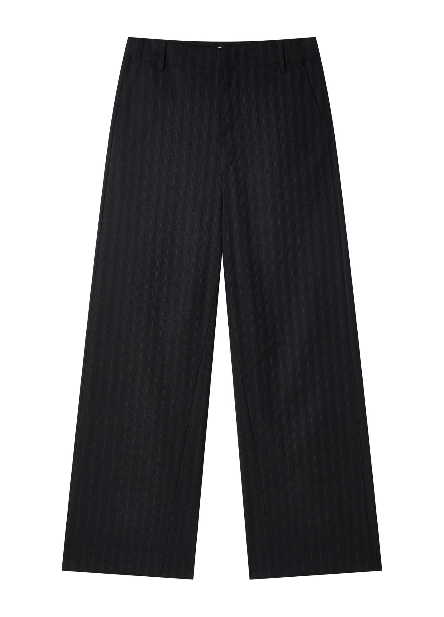 Wide Pinstripe Trousers