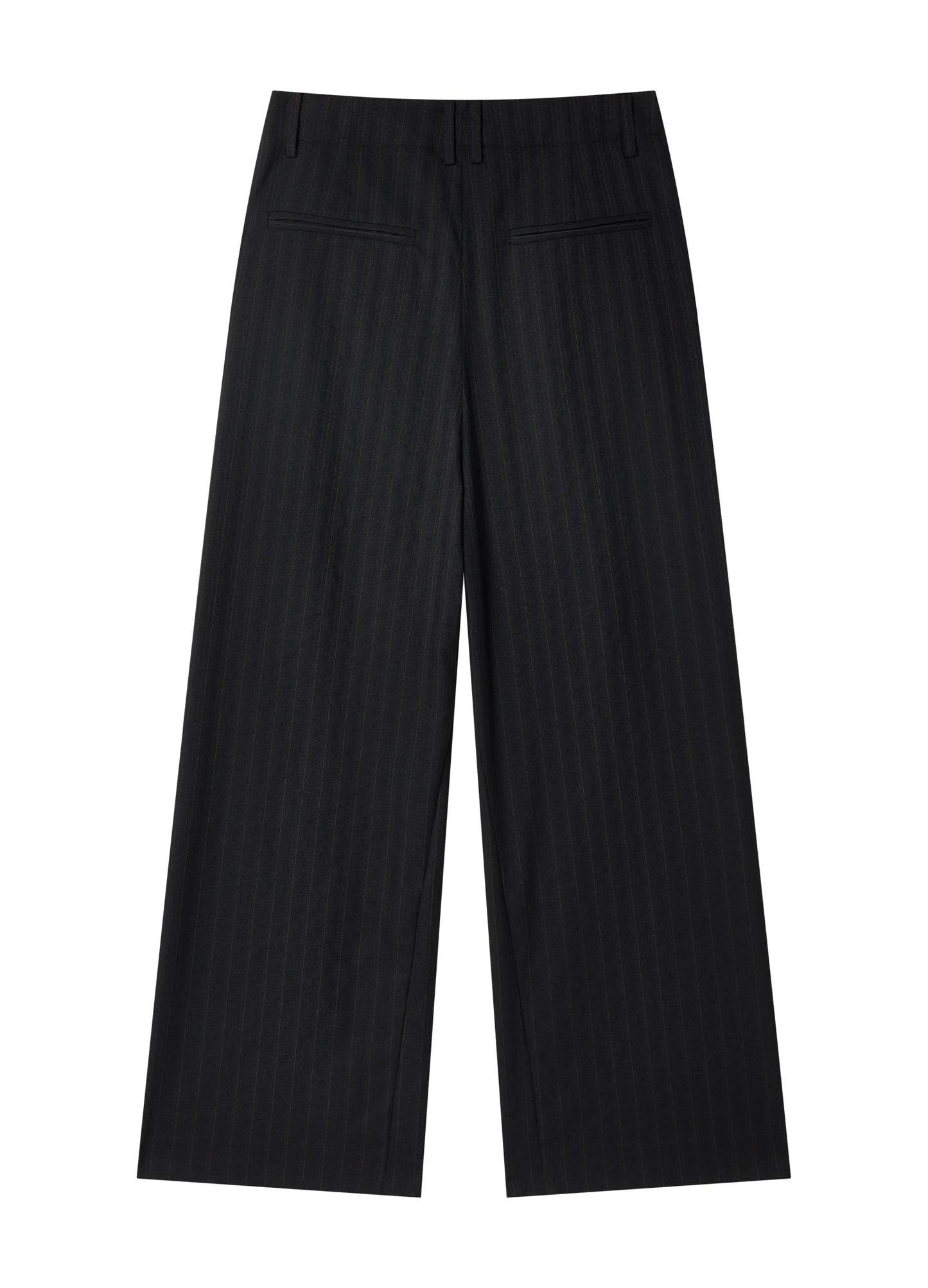 Wide Pinstripe Trousers
