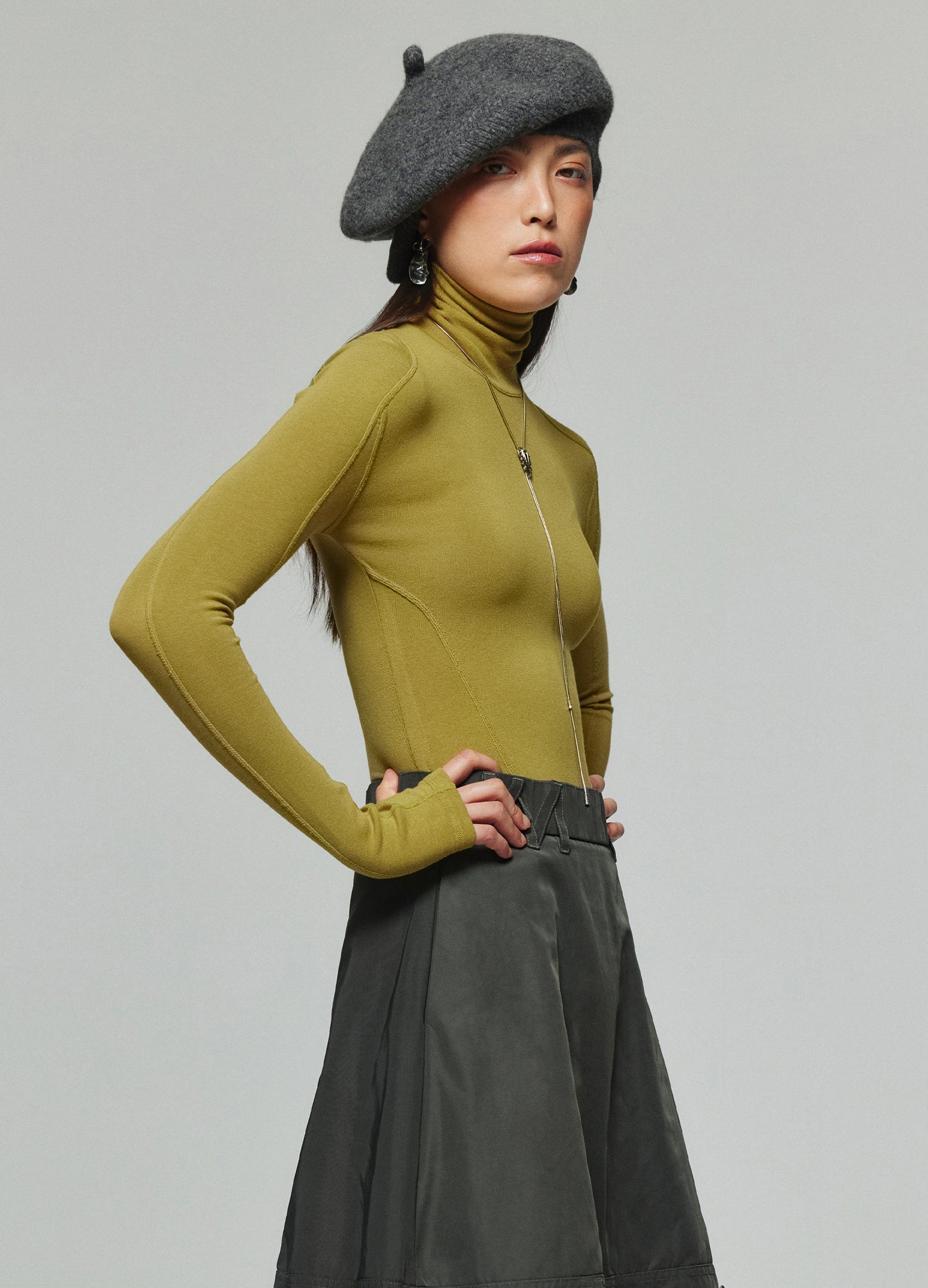 Womens Fitted Turtleneck