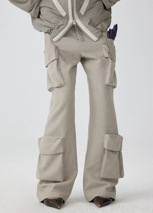 Wool Cargo Trousers
