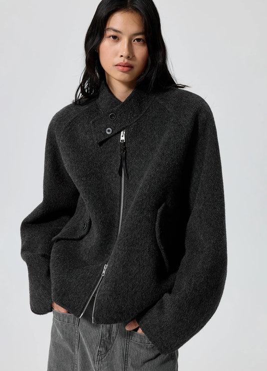 Wool Harrington Jacket