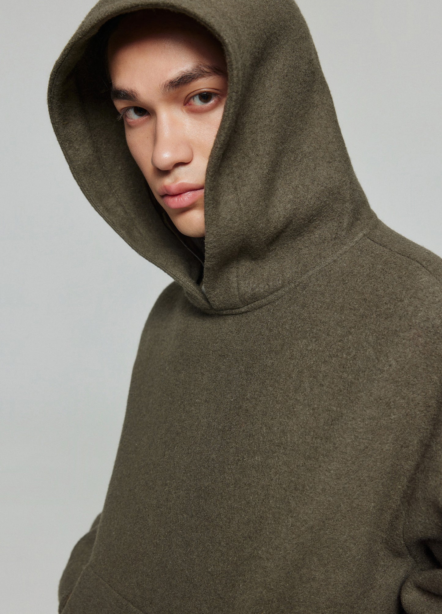 Wool Hooded Sweatshirt