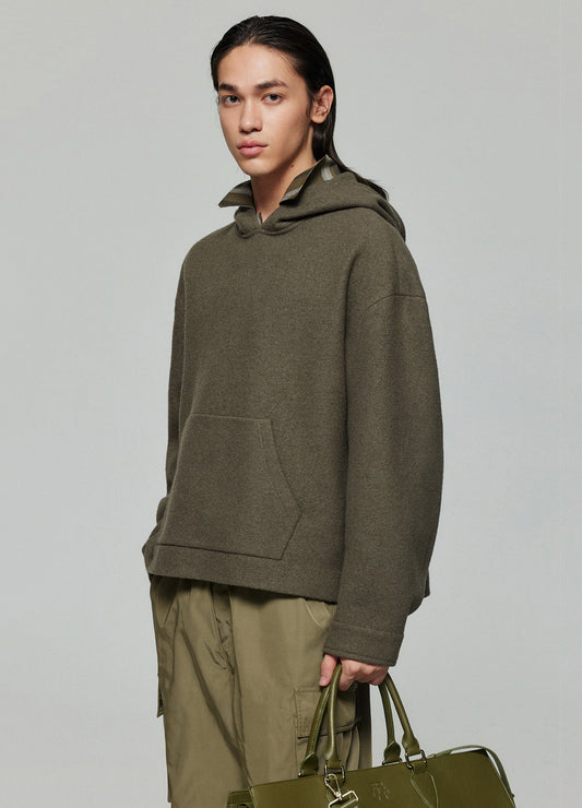 Wool Hooded Sweatshirt