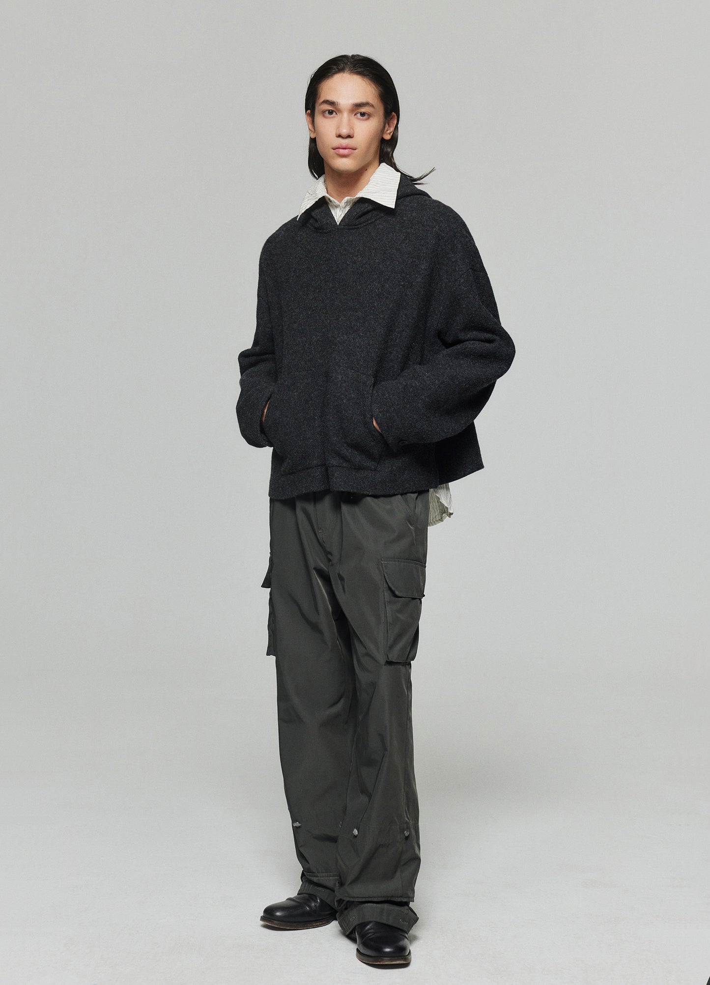 Wool Hooded Sweatshirt