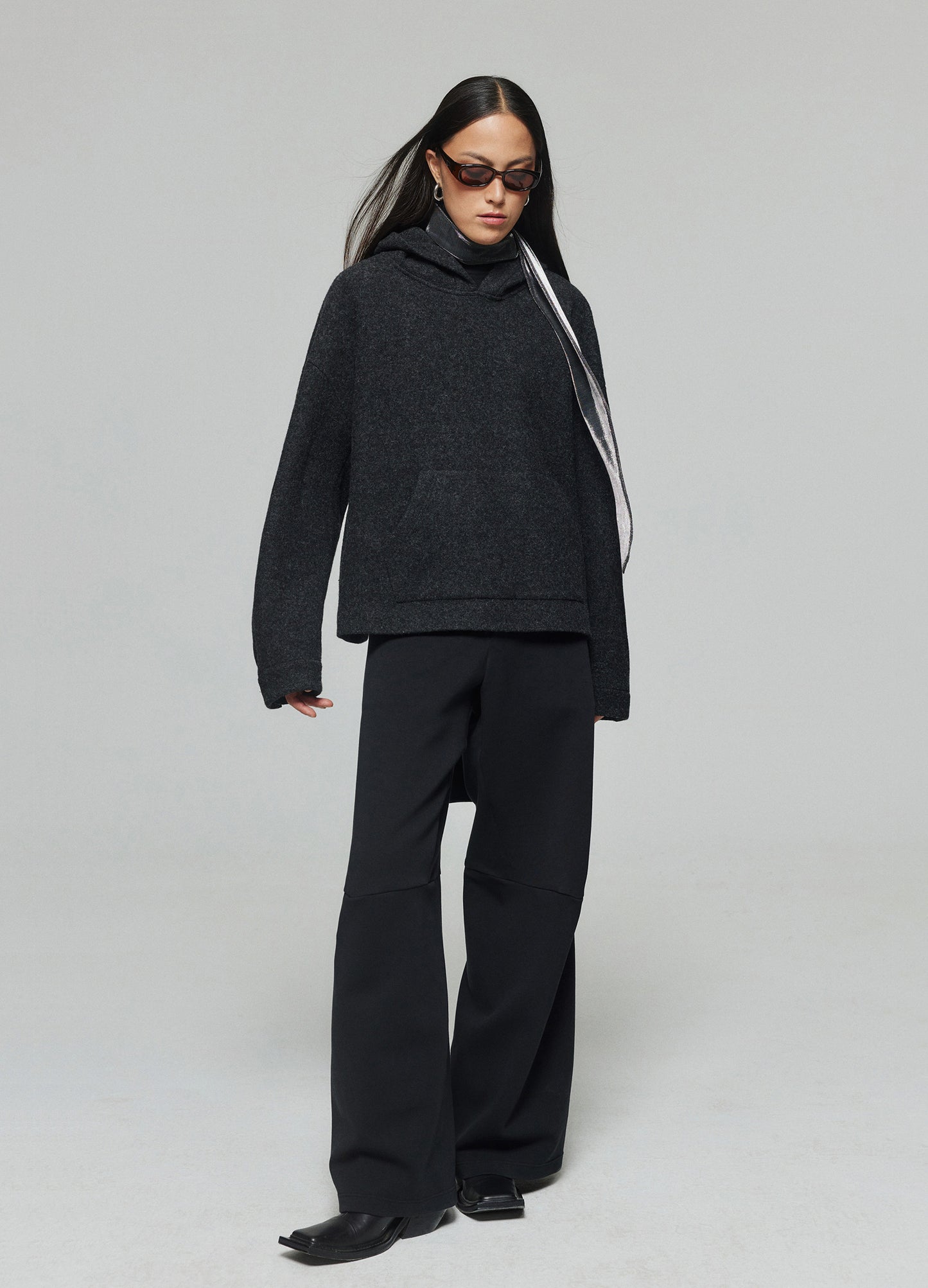 Wool Hooded Sweatshirt