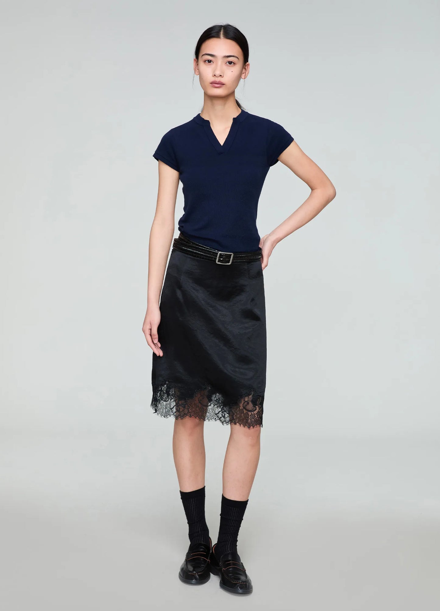 Woven Leather Belt