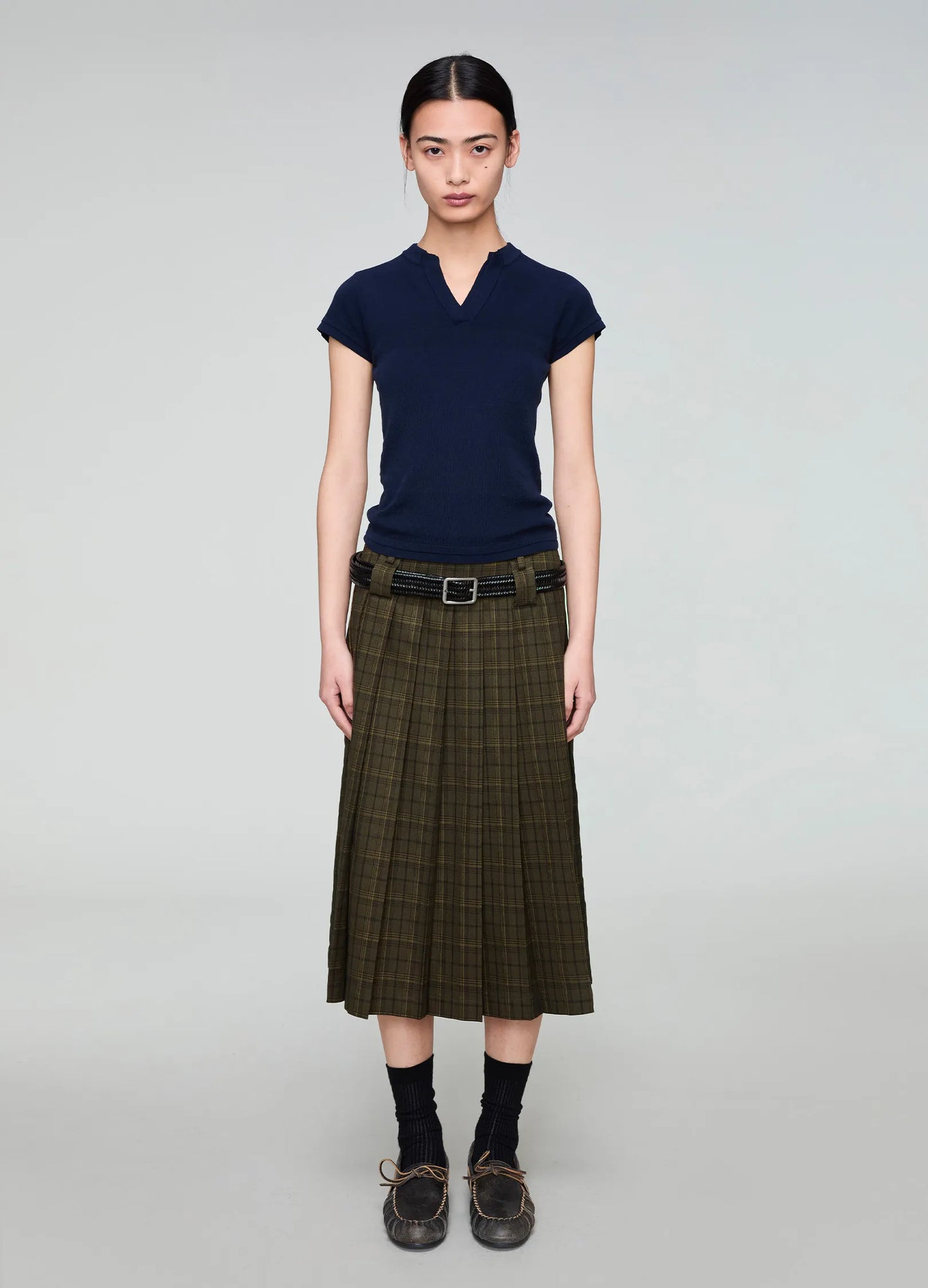 Woven Leather Belt