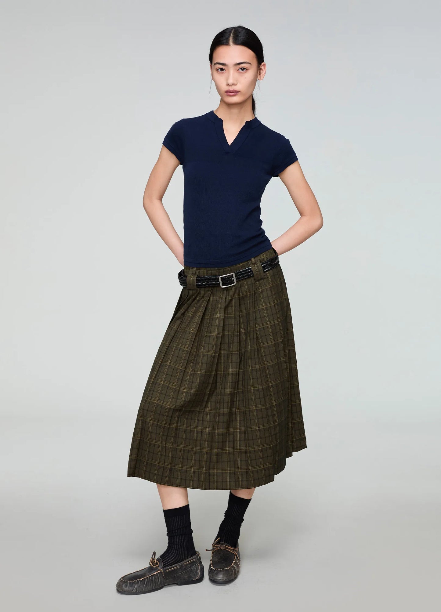 Woven Leather Belt