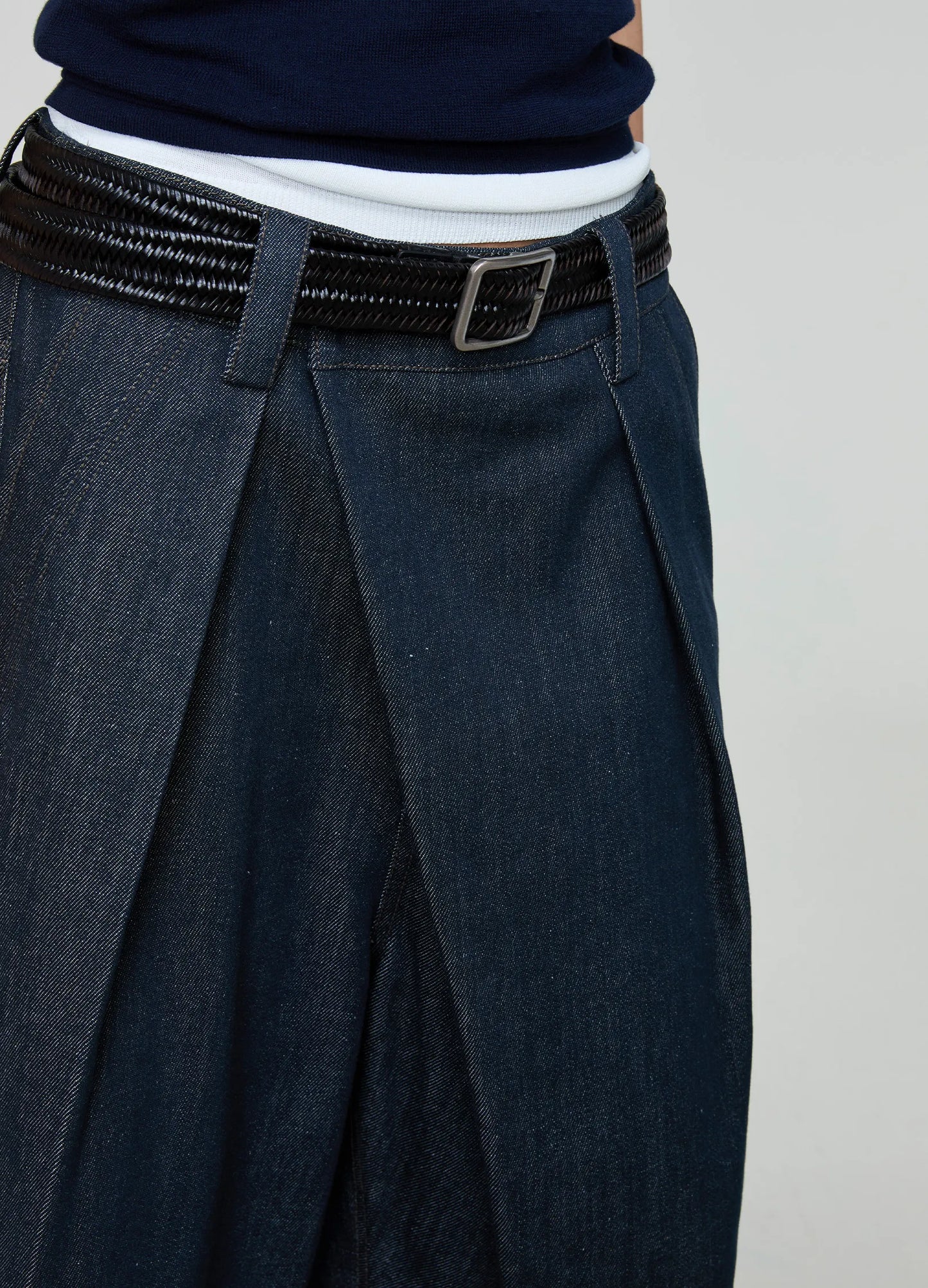 Woven Leather Belt