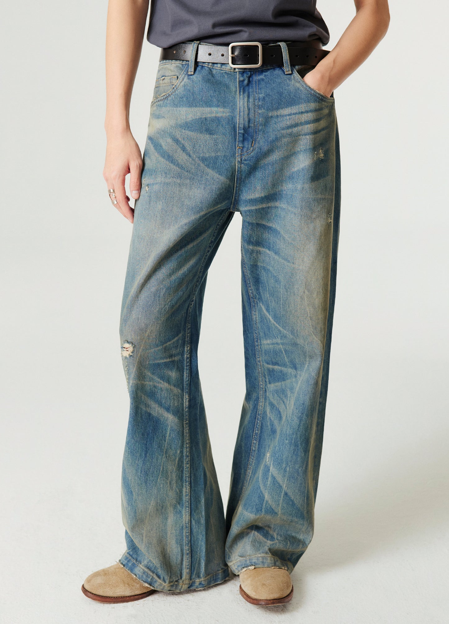 Nevada Wash Straight Denim