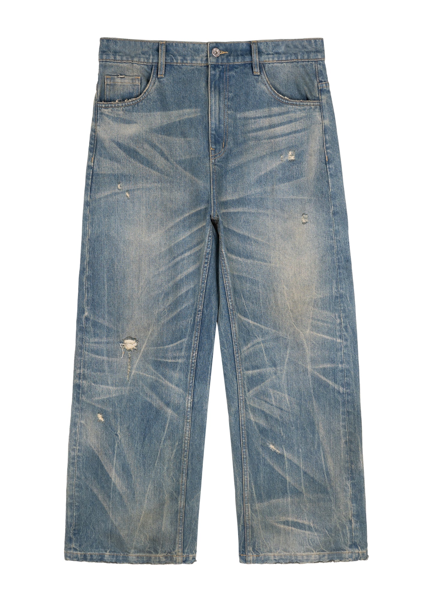 Nevada Wash Straight Denim