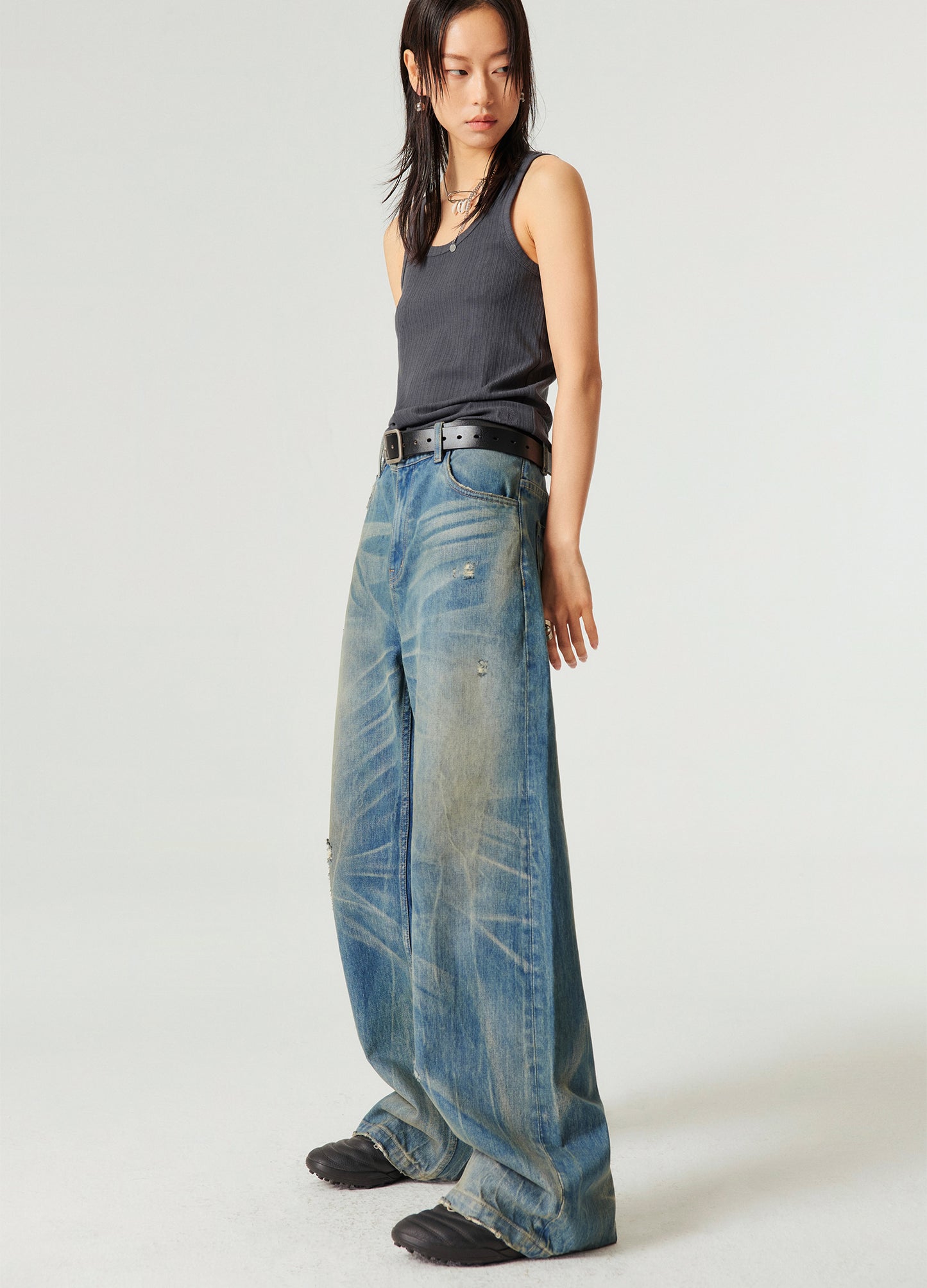 Nevada Wash Straight Denim