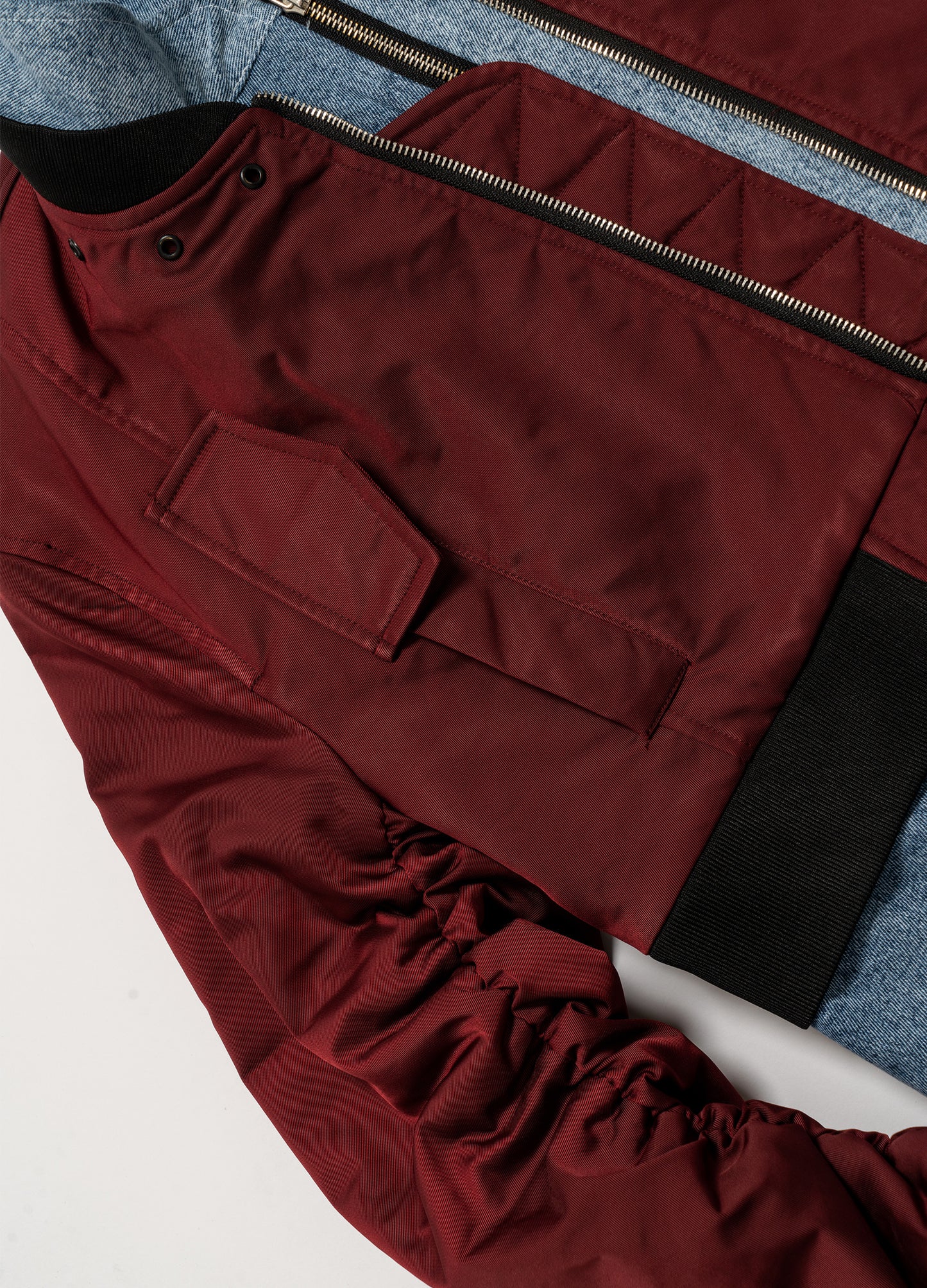 Cropped Aviator Bomber
