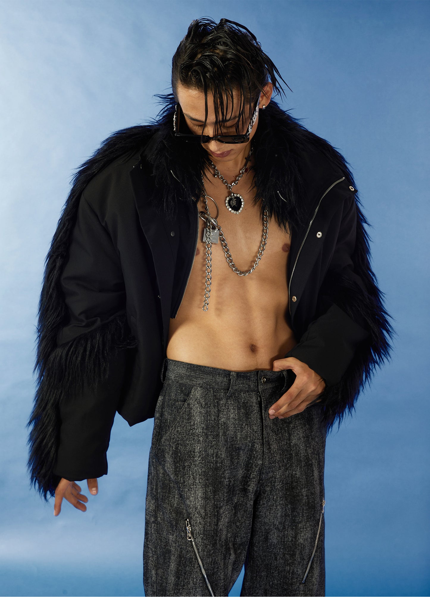 Faux Fur Puffer Jacket