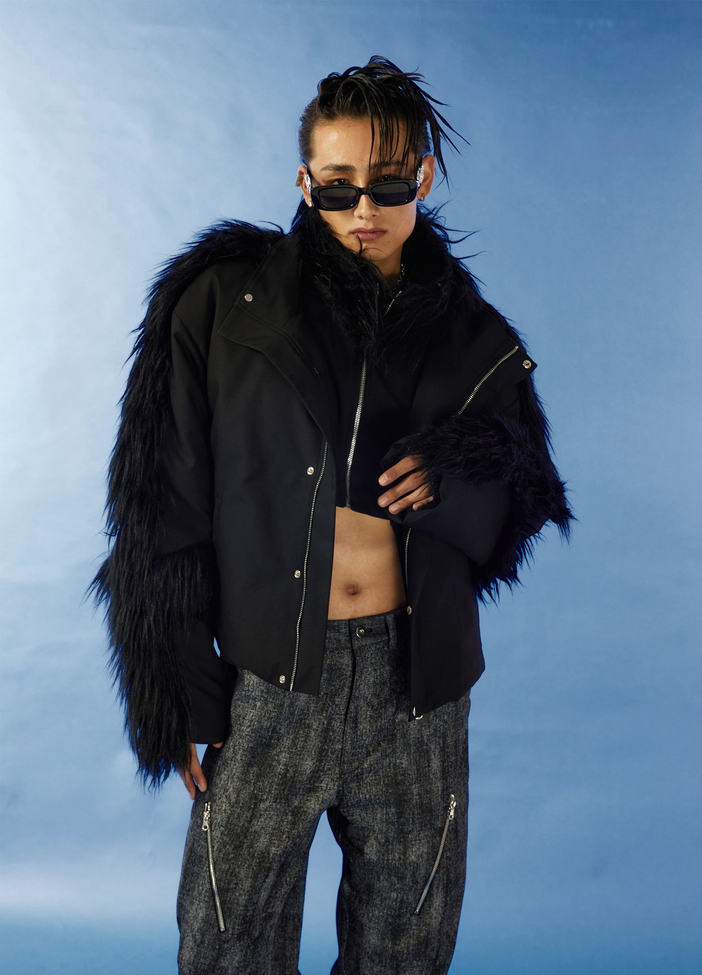 Faux Fur Puffer Jacket