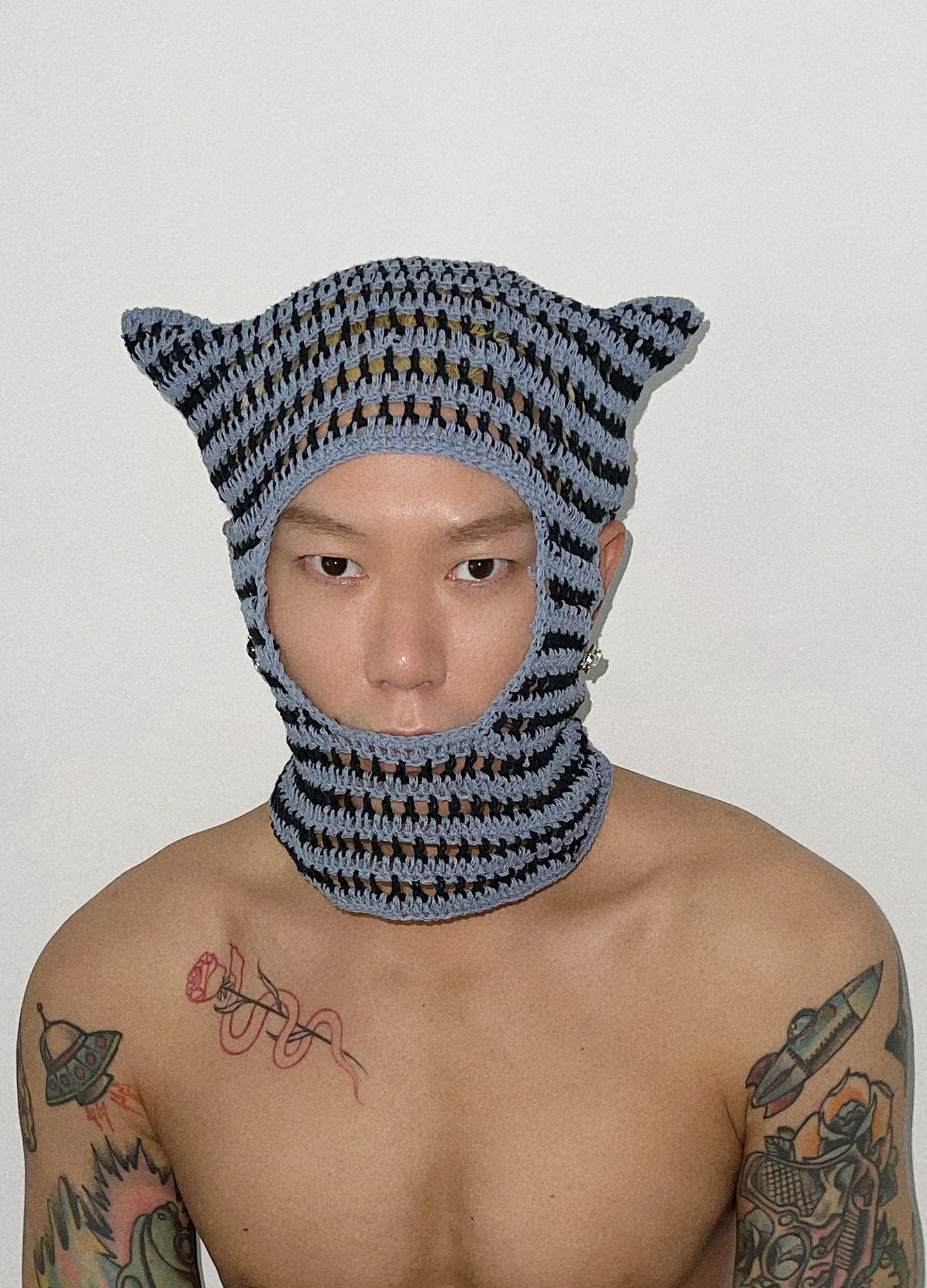 Fishnet Pointed Balaclava
