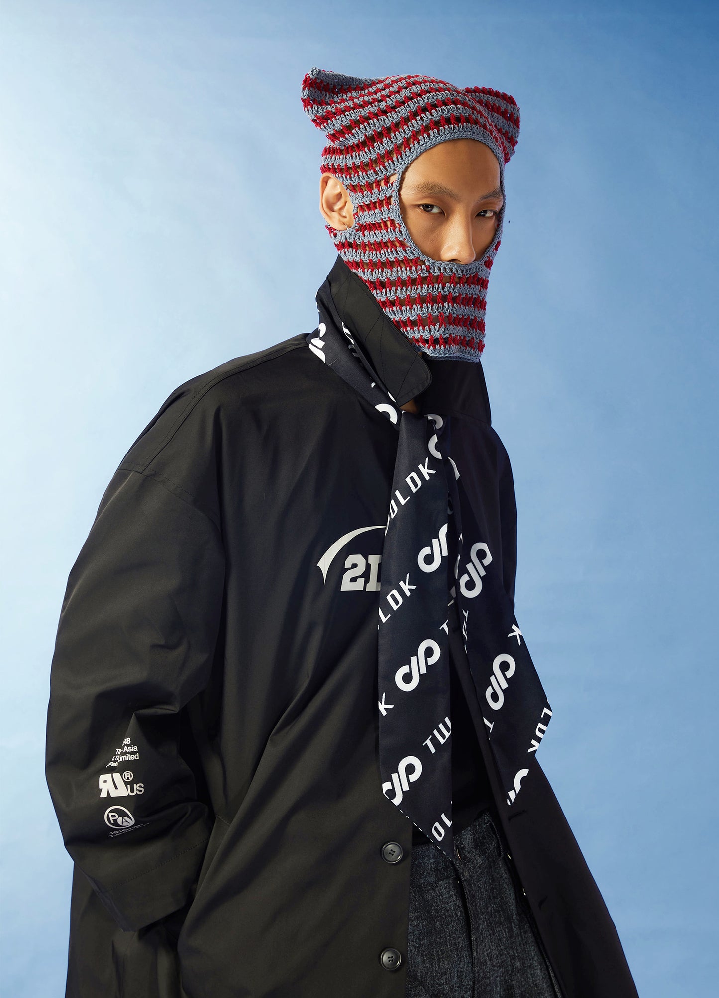 Fishnet Pointed Balaclava