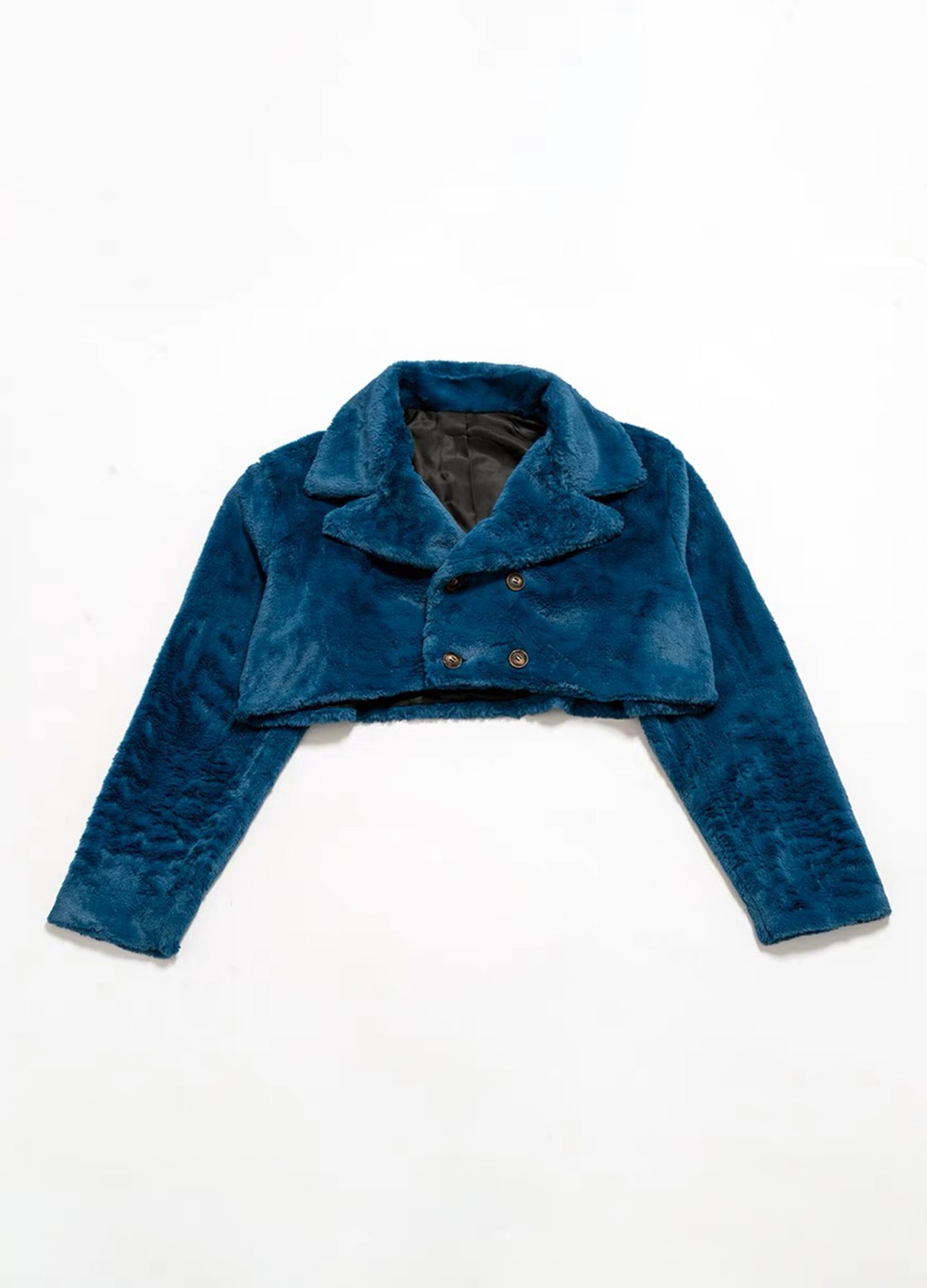 Faux Fur Cropped Blazer