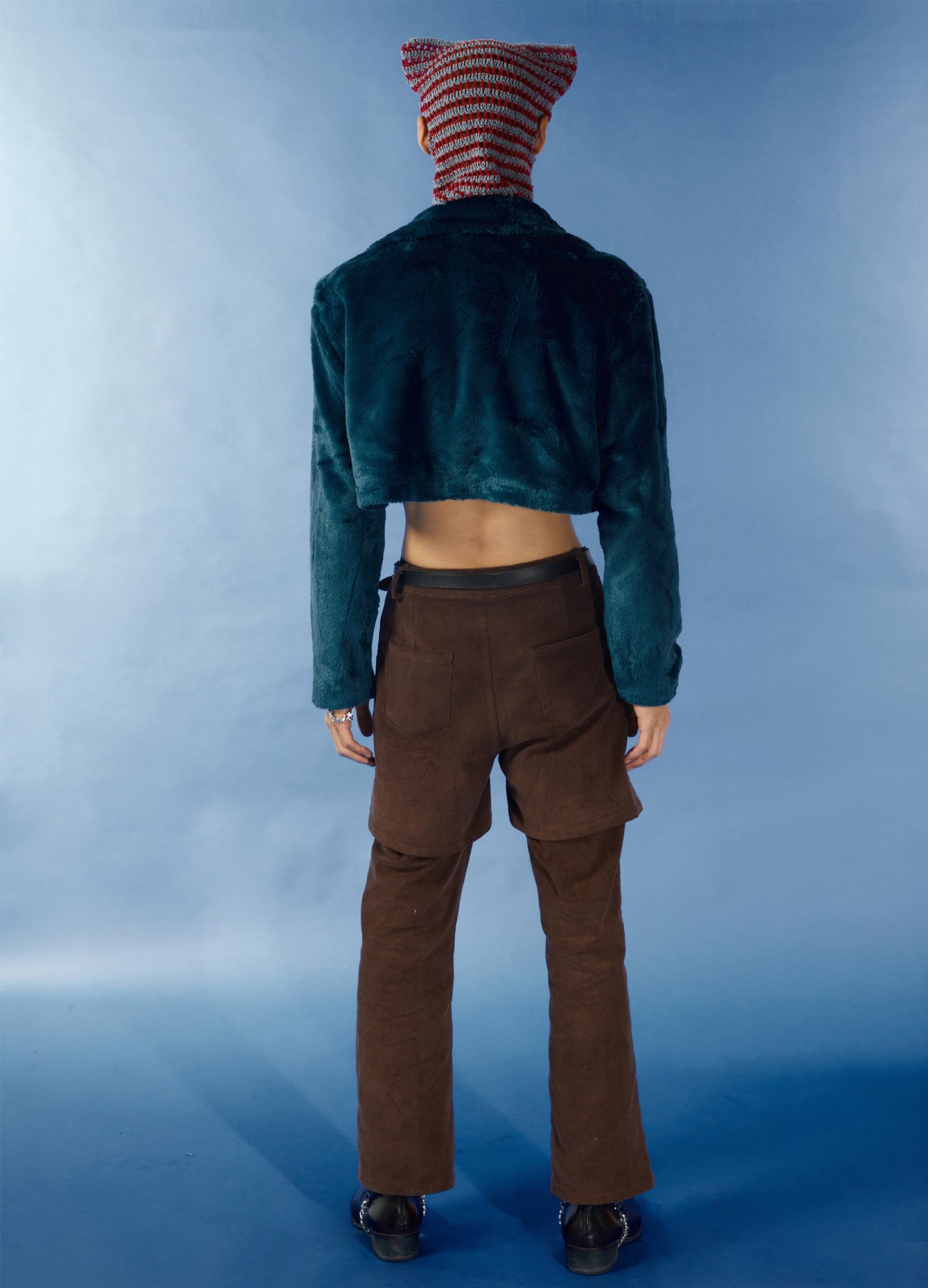 Faux Fur Cropped Blazer