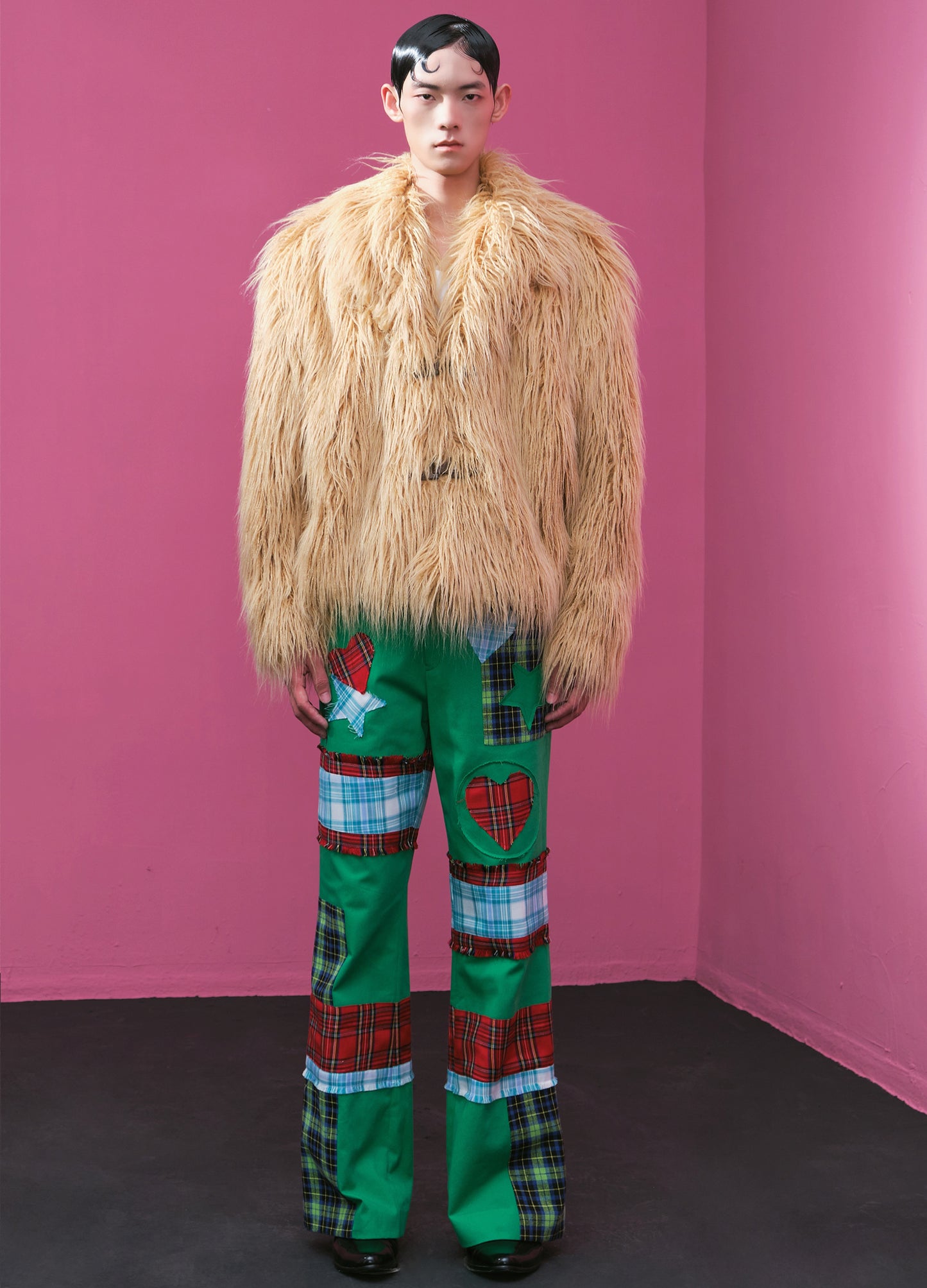 Long Hair Faux Fur Coat