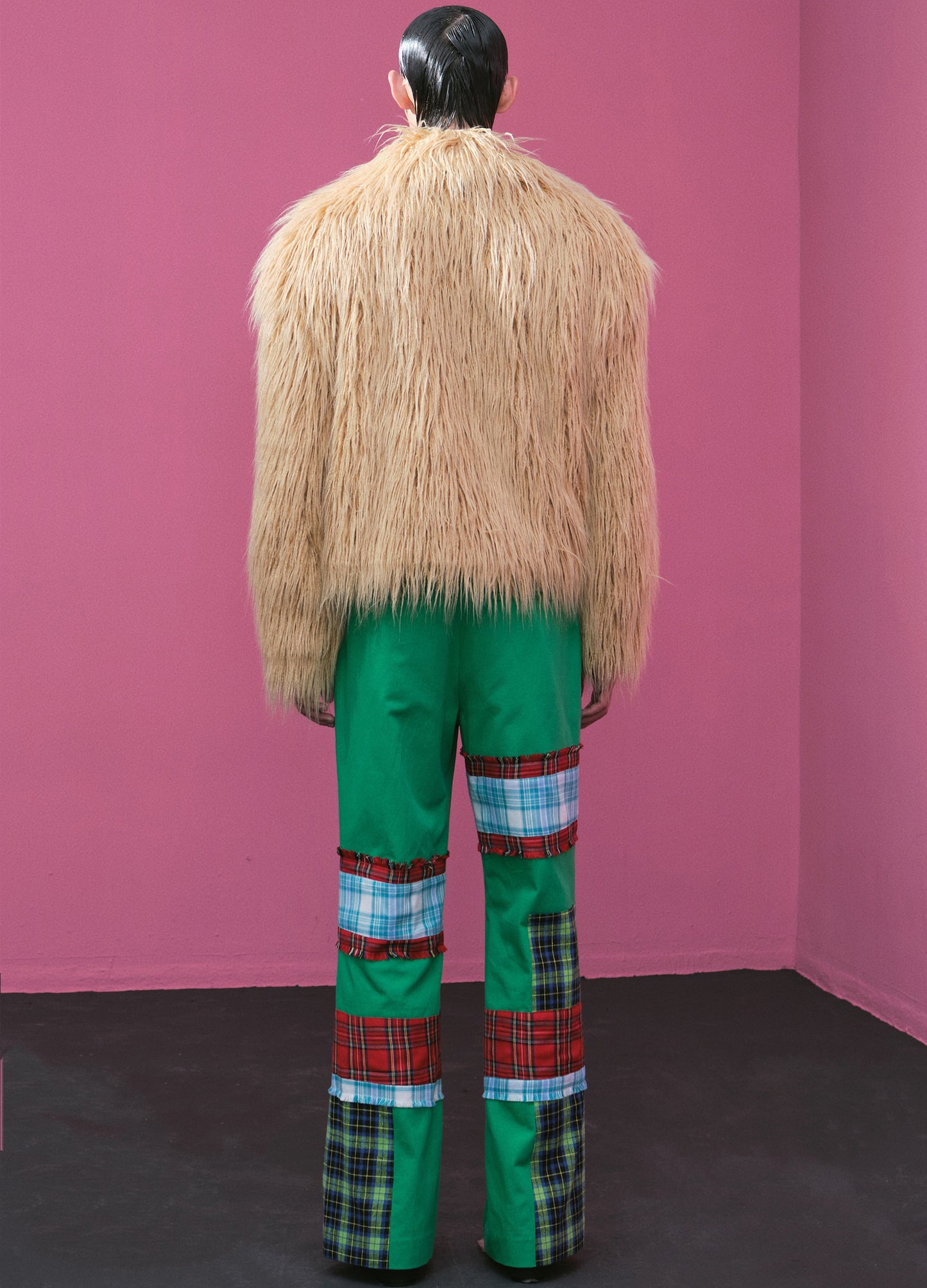 Long Hair Faux Fur Coat