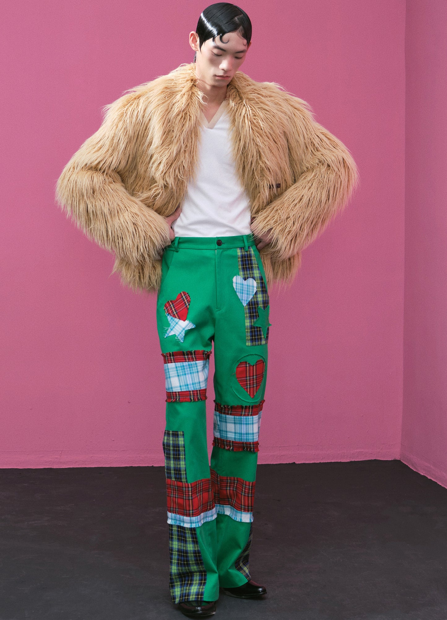 Long Hair Faux Fur Coat