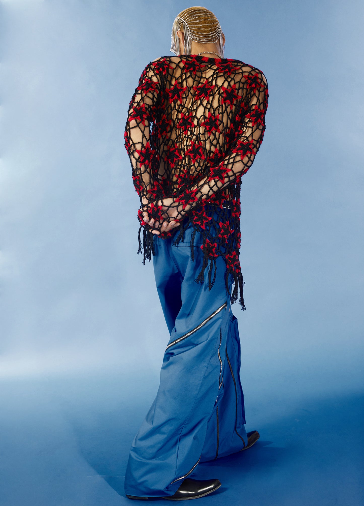 Wide Zipper Trousers