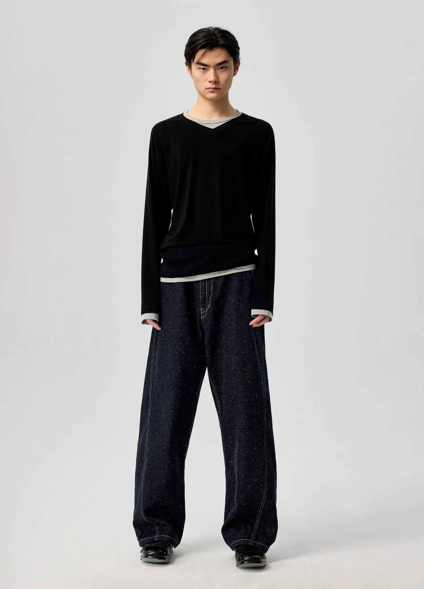 Paneled Long Sleeve
