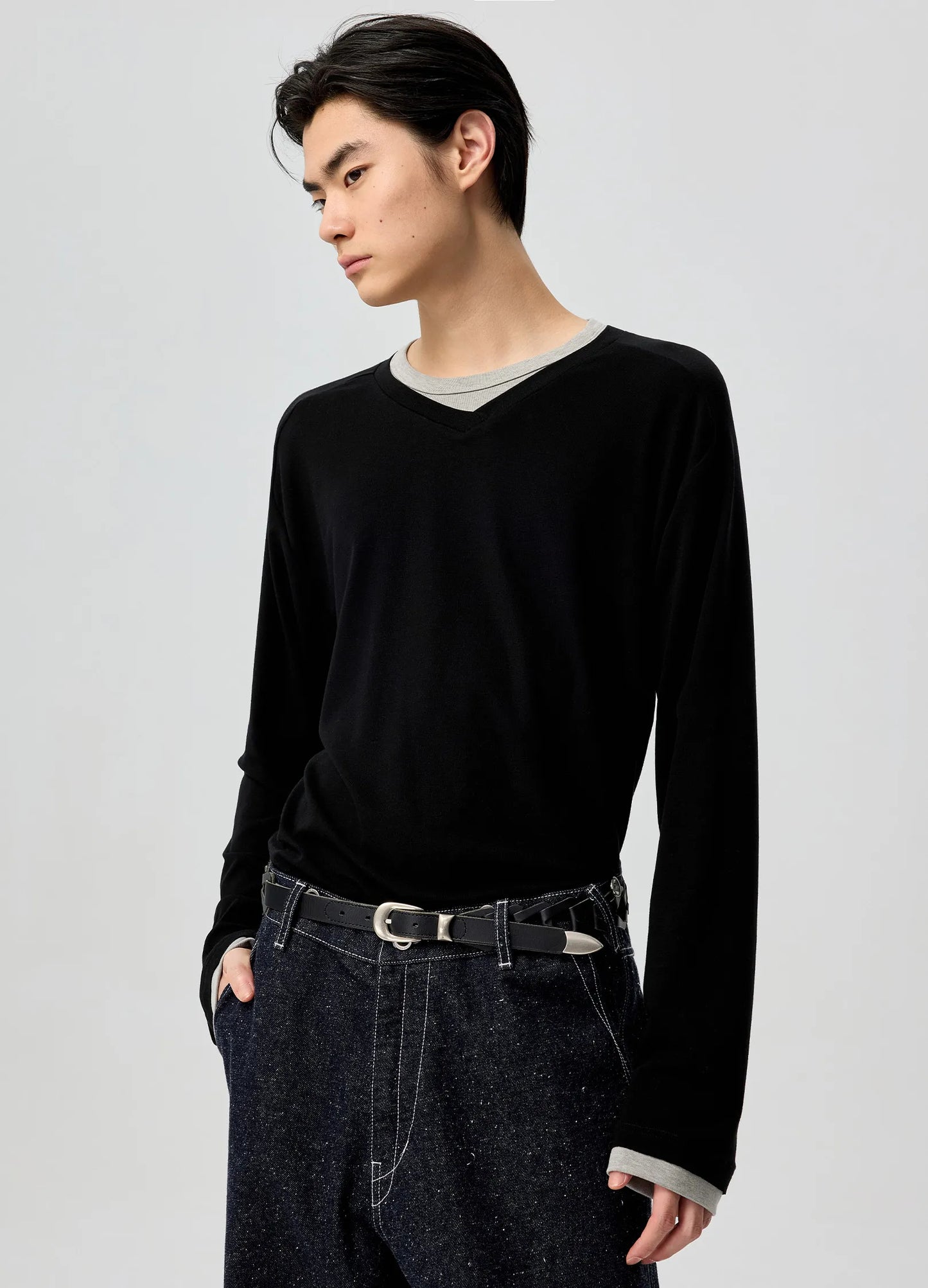 Paneled Long Sleeve