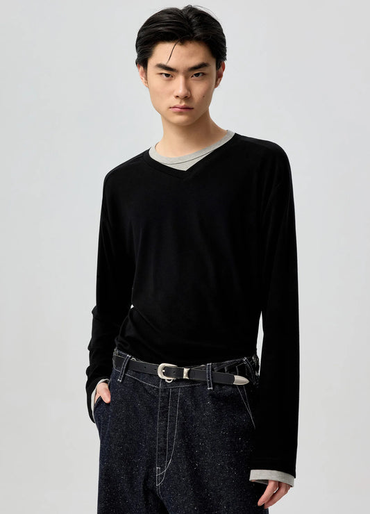 Paneled Long Sleeve