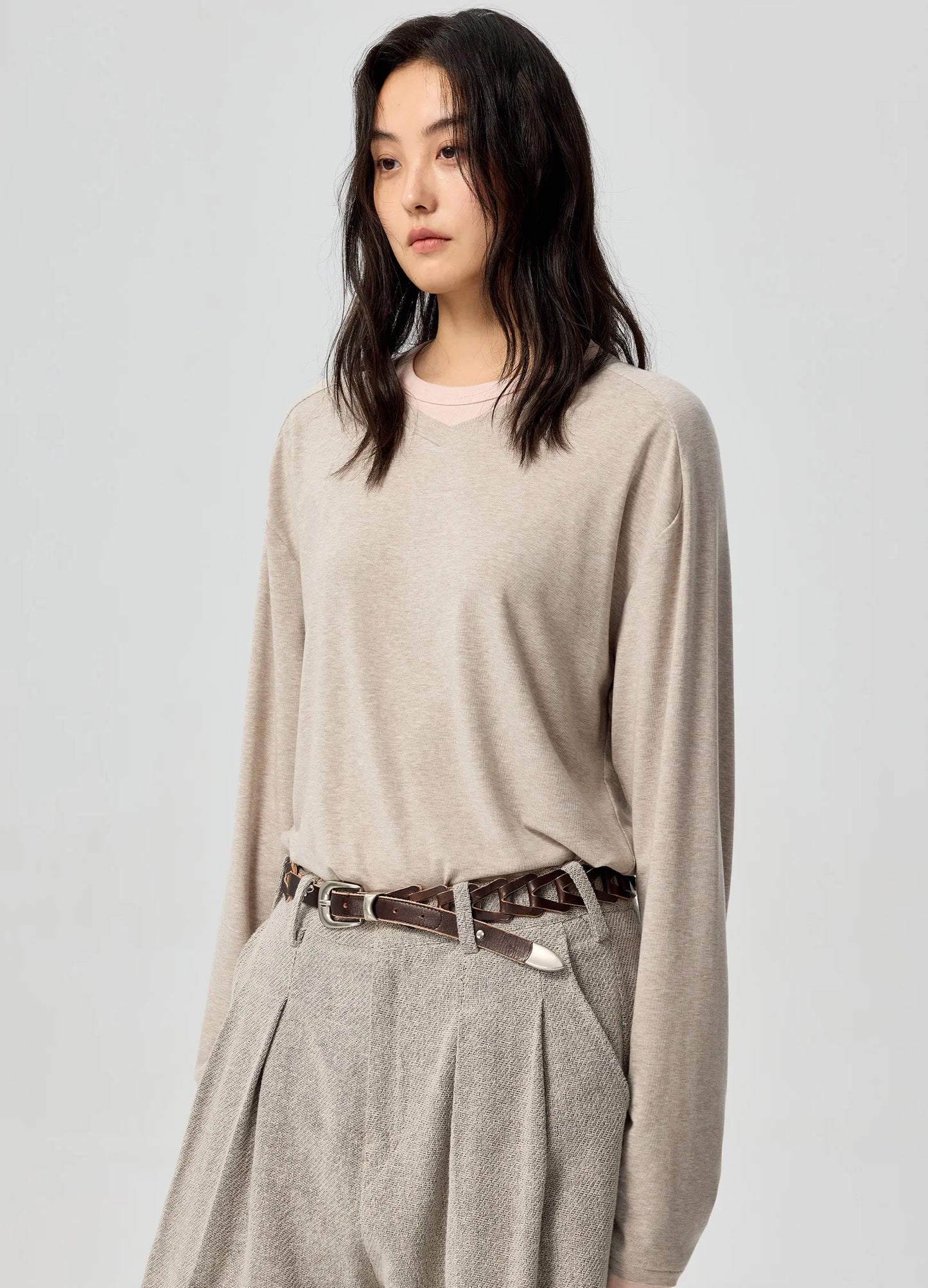 Paneled Long Sleeve
