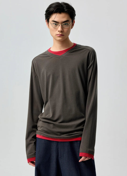 Paneled Long Sleeve