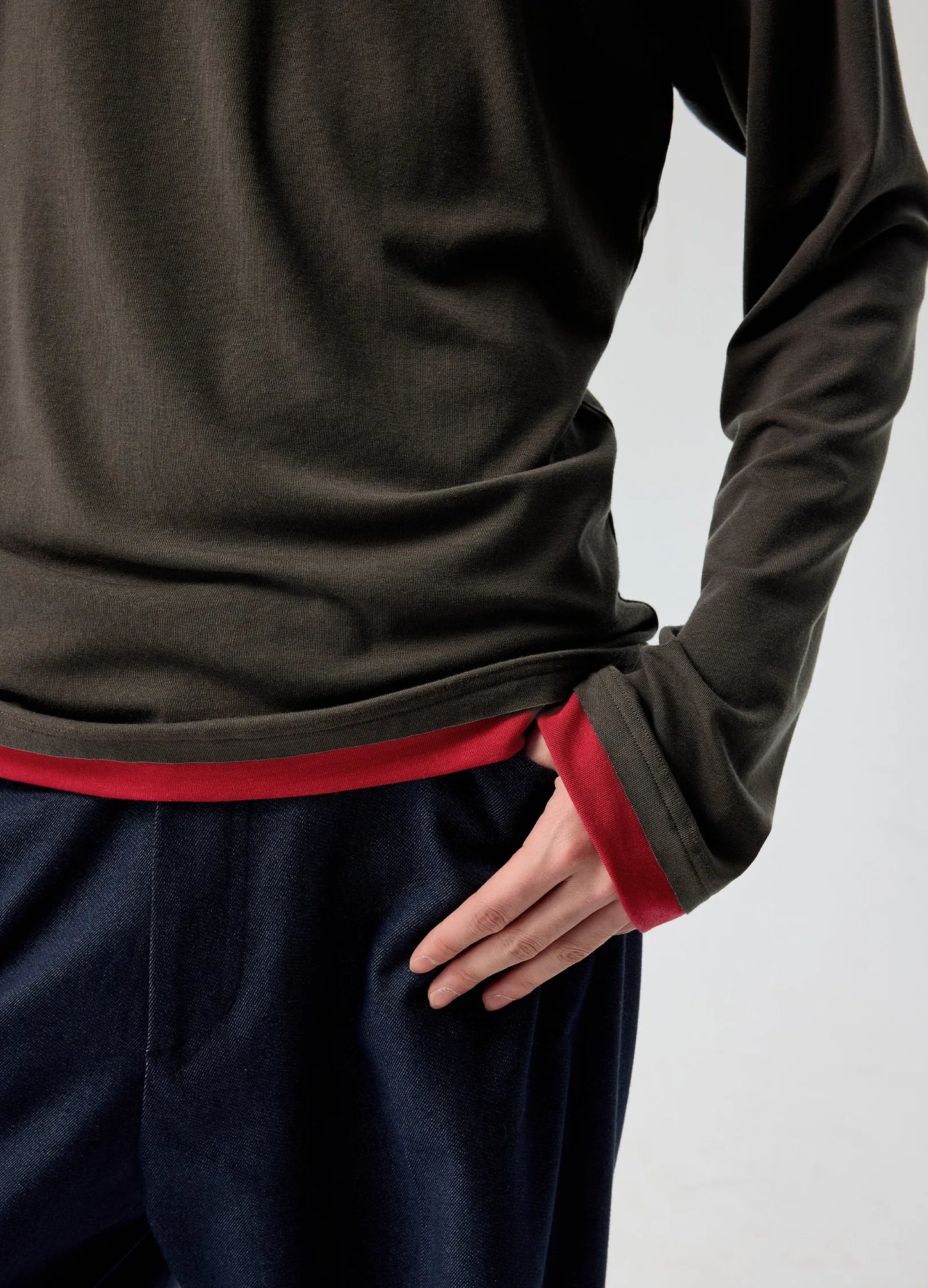 Paneled Long Sleeve