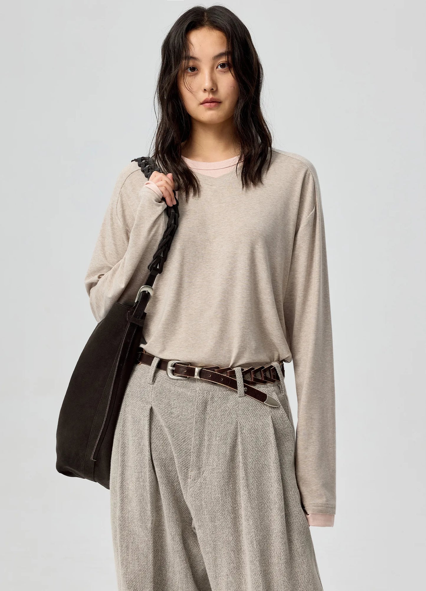 Paneled Long Sleeve