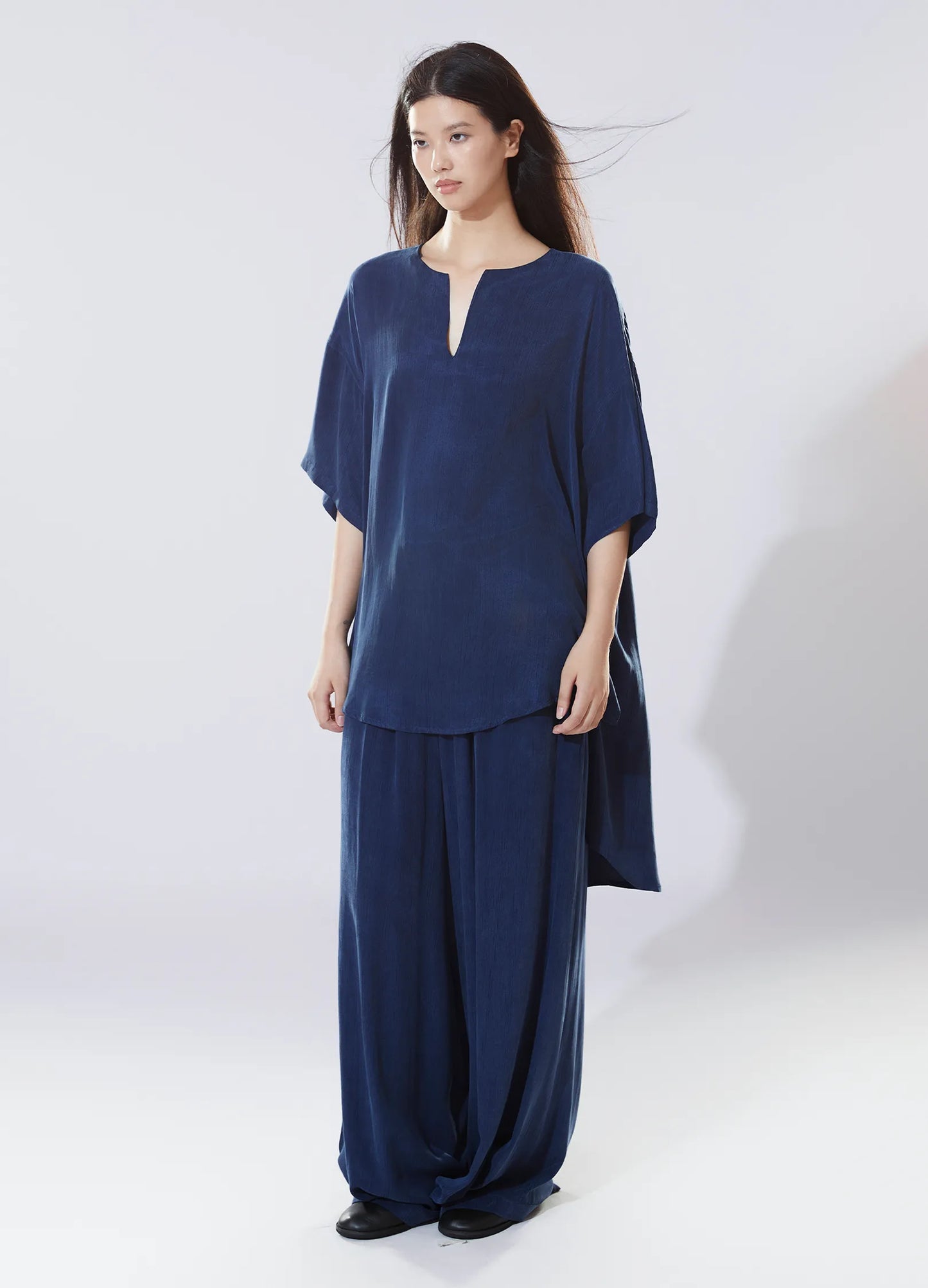 Air Textured Wide Trousers