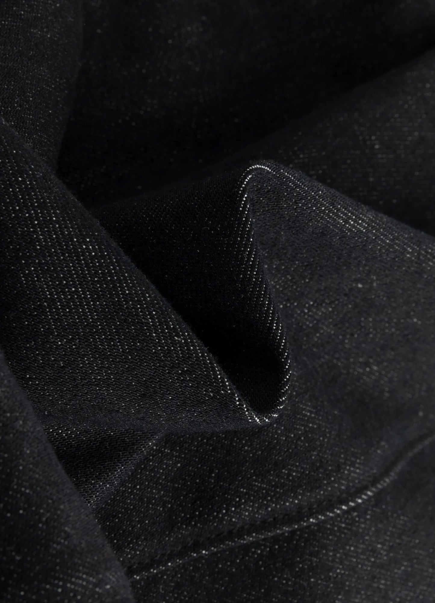 Asymmetric Raw Denim Jeans