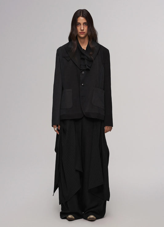 Asymmetrical Patchwork Blazer
